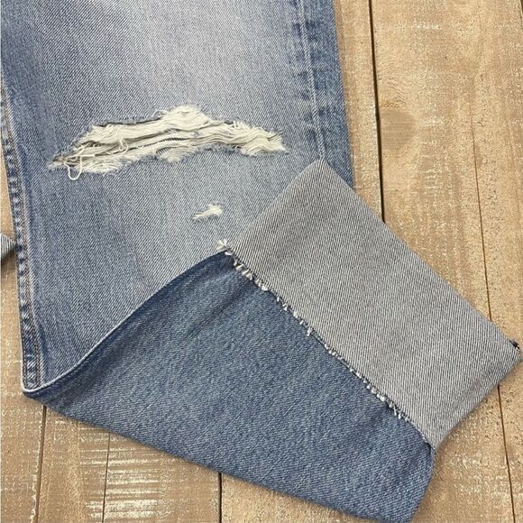 Rag and Bone Rosa Mid-Rise Boyfriend Jeans In Jones - Picture 8 of 9